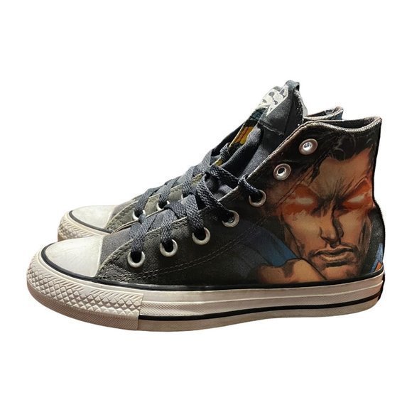 Converse All Star Hi DC Comics Superman 11389C High Top Black Women’s Size 6 - Picture 7 of 10